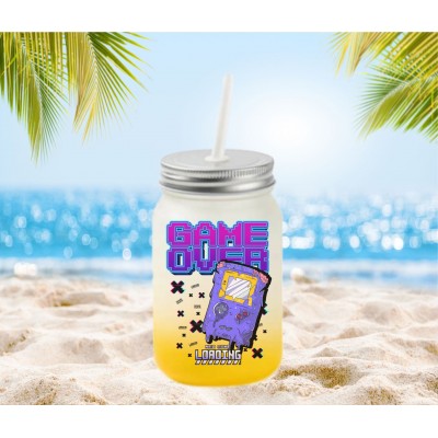 СТЪКЛЕНА ЧАША БУРКАН GAME BOY